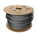 5mm 7x7 Galvanised Steel Wire Rope - 100m reel