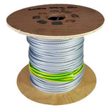 4mm Clear PVC Coated Steel Wire Rope - 50m reel