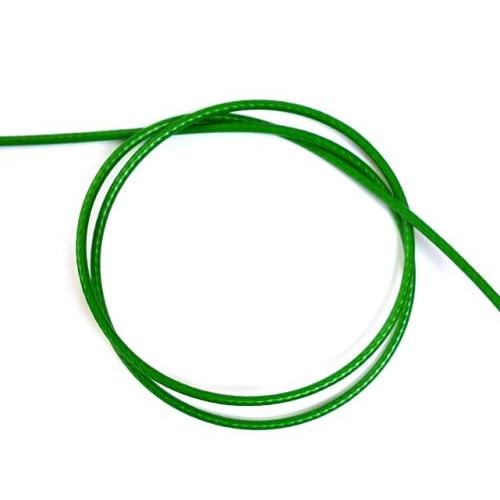 3mm Green PVC Coated Steel Wire Rope - 50m reel