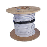 4mm White PVC Coated Steel Wire Rope - 50m reel