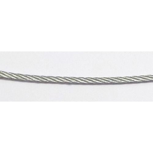 4mm 6x19 Steel Wire Rope - 100m wooden reel