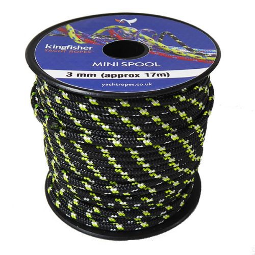 3mm Black Evo Performance - 17m mini reel
