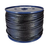 4mm Black HMPE 12-strand by the metre