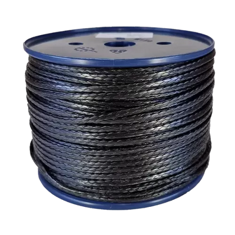 4mm Black HMPE 12-strand by the metre