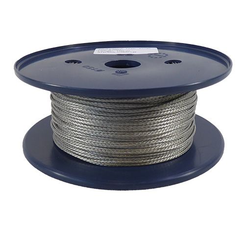2mm Grey HMPE 12-strand - 100m reel