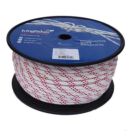 8mm Kingbraid with Red Fleck - 100m reel