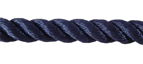 24mm Navy Blue PolySilk Barrier Rope sold by the metre