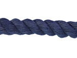 24mm Navy Blue PolyCotton Barrier Rope sold by the metre