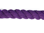 24mm Purple PolyCotton Barrier Rope sold by the metre