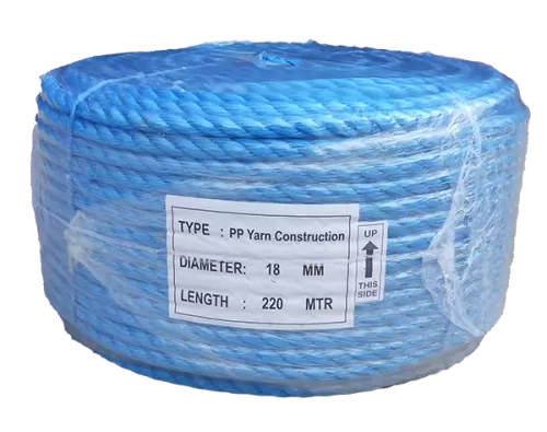 18mm Blue Polypropylene Rope - 220m coil