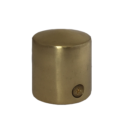 24mm Polished Brass Cap End for 24mm Rope