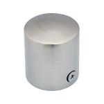 28mm Satin Chrome Cap End for 28mm Rope