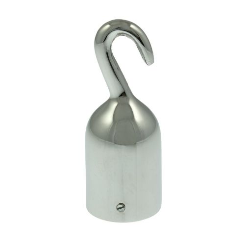 Clearance Glossy Chrome End Hook For 36mm Rope by Ropes Direct