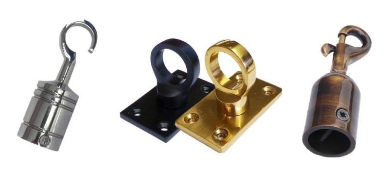Brass Rope Fittings  Barrier Rope Fittings - Ropes Direct