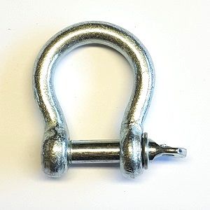 8mm Galvanised Bow Shackle