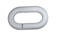 6mm White Plastic Chain Links