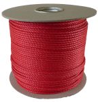 8mm Red Polypropylene Rope sold on a 100m reel