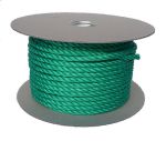 12mm Green Polypropylene Rope sold on a 50m reel