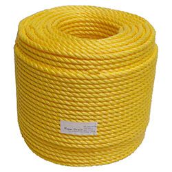 Yellow Polypropylene  Rope