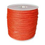 Hardwearing Orange Polypropylene Rope