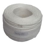 8mm White Polypropylene Rope - 220m coil