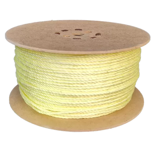 6mm Yellow Polypropylene Rope - 450m reel