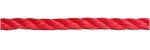 8mm Red Polypropylene Rope sold by the metre