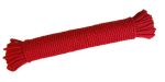 4mm Red Cotton Rope - 25m hank