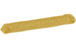 4mm Yellow Cotton Rope - 25m hank
