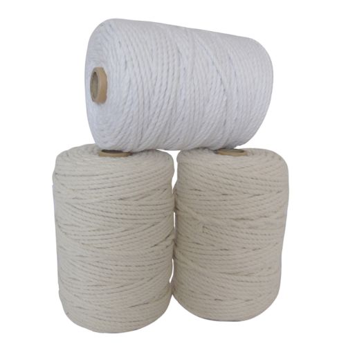 4mm (8 ends) Bleached Cotton Piping Cord - 950gm