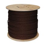 8mm Brown PolyCotton Rope - 220m reel