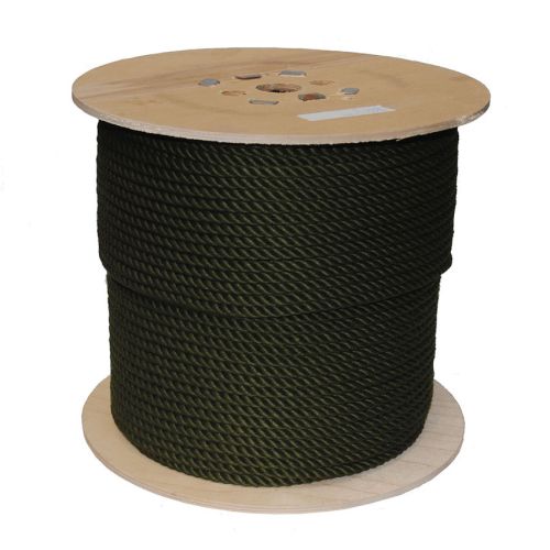 8mm Olive PolyCotton Rope - 220m reel