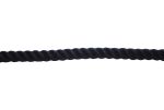 8mm Black PolyCotton Rope sold by the metre