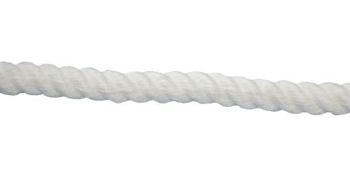 6mm White PolyCotton Rope sold by the metre
