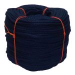 6mm Navy Blue PolyCotton Rope - 220m coil