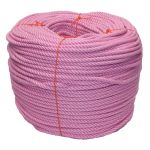 8mm Pink PolyCotton Rope - 220m coil