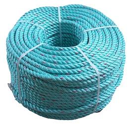 Green Polysteel Rope sold by the coil