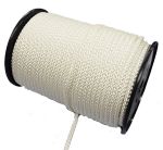 5mm White 8-plait Polyester Cord - 100m Reel