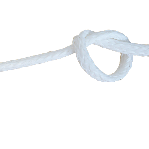10mm White Hollow Braid Polyethylene sold by the metre