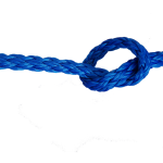 14mm Blue Hollow Braid Polyethylene sold by the metre