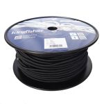 7mm Black Shock Cord sold on a 100m reel