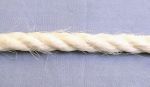 8mm White Staplespun Rope sold by the metre