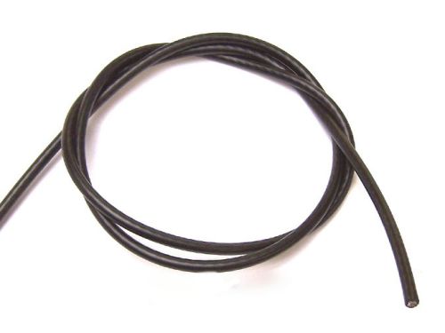3mm Black PVC Coated Steel Wire Rope - 50m reel