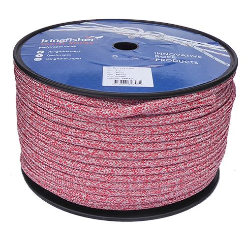 8mm Red Dyneema Cruise Yachting Rope