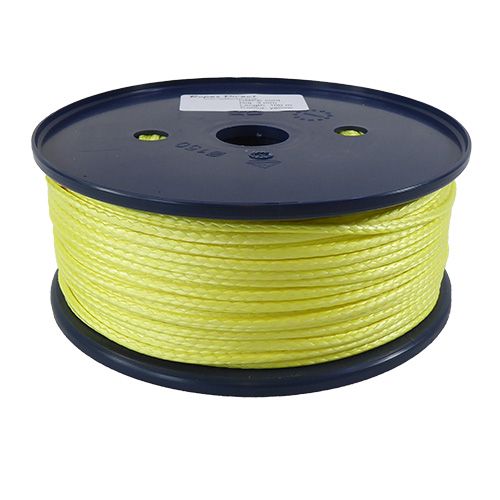 3mm Yellow HMPE 12-strand by the metre