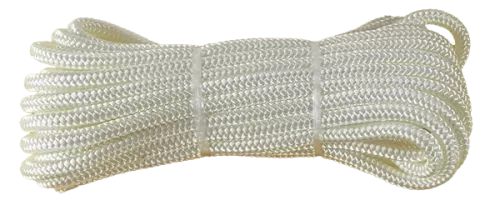 8mm 10m White Polyester Braid - Special Offer