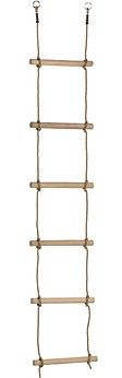 Rope Ladder with 6 Wooden Rungs