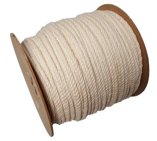 12mm Cotton Rope Sash Cord Twine Washing Clothes 100% Natural 16 Strand 4mm 