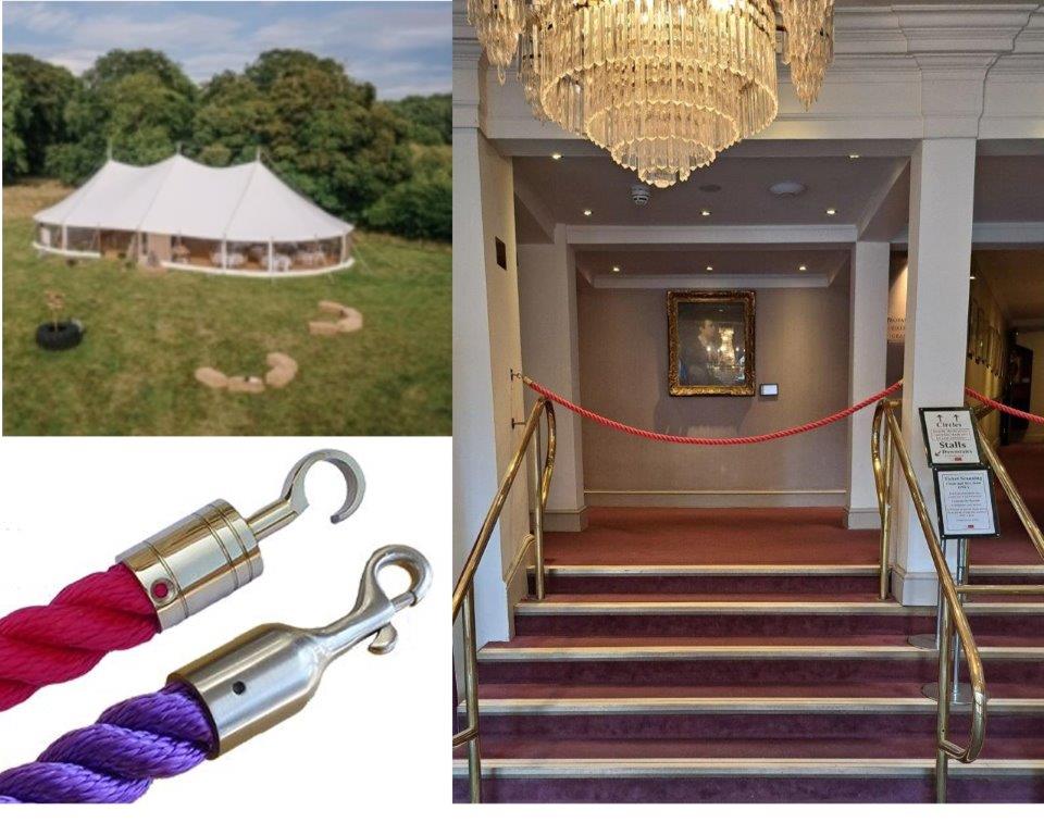 Ropes used for events from RopesDirect